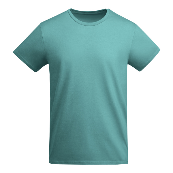 Camiseta de manga corta BREDA de algodón orgánico y algodón cuello redondo