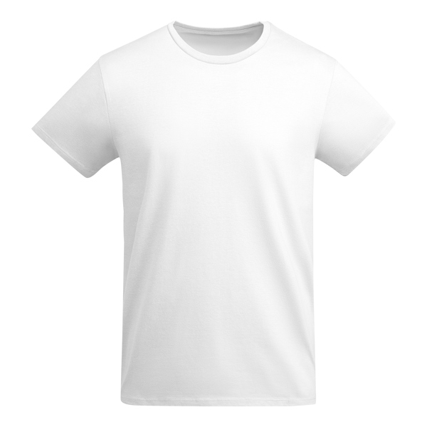 Camiseta de manga corta BREDA de algodón orgánico y algodón cuello redondo