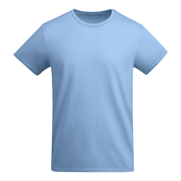 Camiseta de manga corta BREDA de algodón orgánico y algodón cuello redondo