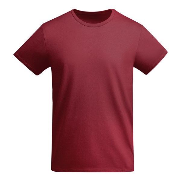 Camiseta de manga corta BREDA de algodón orgánico y algodón cuello redondo