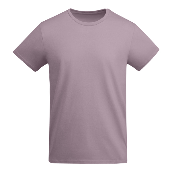 Camiseta de manga corta BREDA de algodón orgánico y algodón cuello redondo