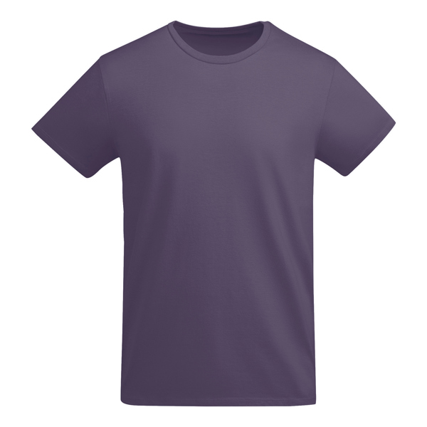 Camiseta de manga corta BREDA de algodón orgánico y algodón cuello redondo
