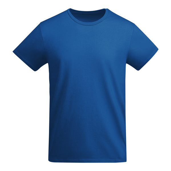Camiseta de manga corta BREDA de algodón orgánico y algodón cuello redondo