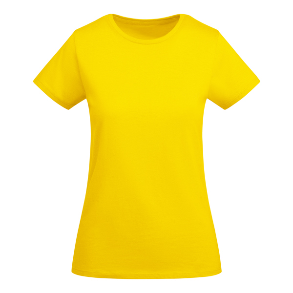 Camiseta de manga corta BREDA WOMAN de algodón orgánico y algodón cuello redondo