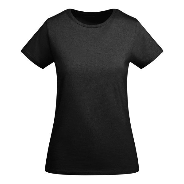 Camiseta de manga corta BREDA WOMAN de algodón orgánico y algodón cuello redondo