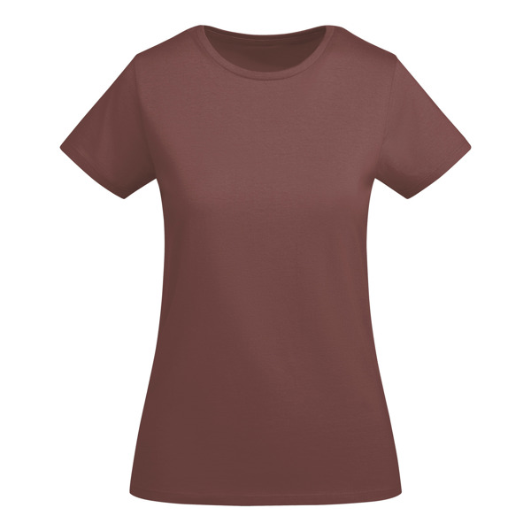 Camiseta de manga corta BREDA WOMAN de algodón orgánico y algodón cuello redondo
