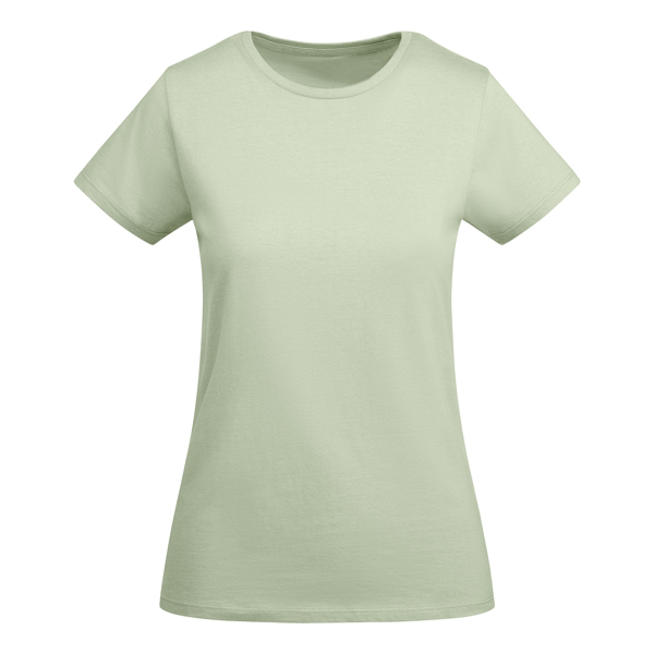 Camiseta de manga corta BREDA WOMAN de algodón orgánico y algodón cuello redondo