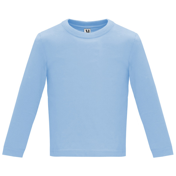 Camiseta de manga larga BABY L/S de algodón cuello redondo