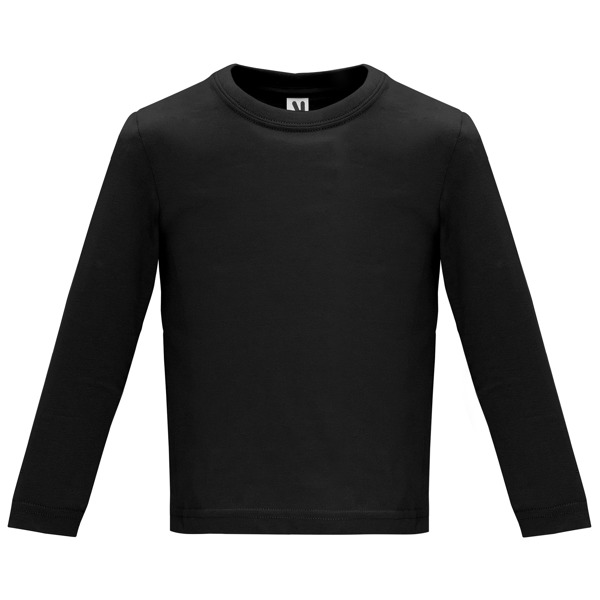 Camiseta de manga larga BABY L/S de algodón cuello redondo