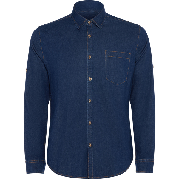 Camisa vaquera manga larga LUJAN