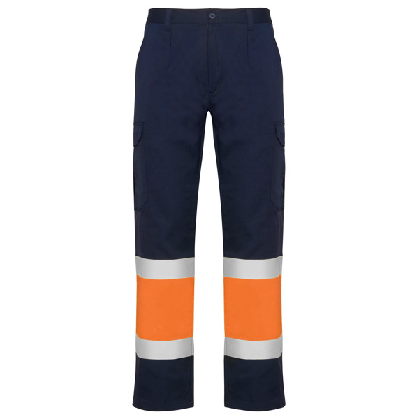 Pantalón largo multibolsillos bicolor de alta visibilidad NAOS