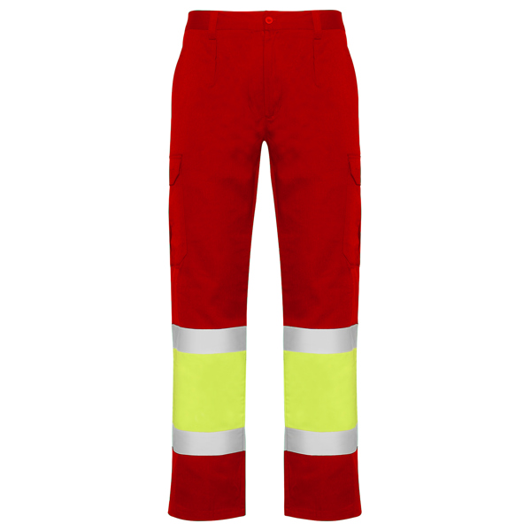 Pantalón largo multibolsillos bicolor de alta visibilidad NAOS