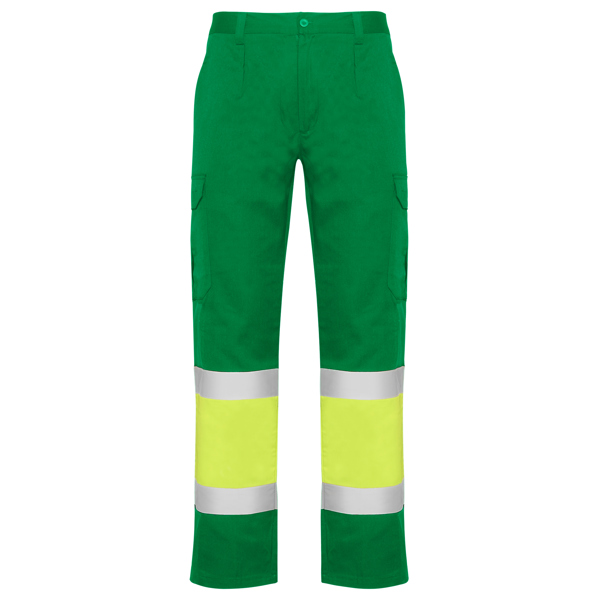 Pantalón largo multibolsillos bicolor de alta visibilidad NAOS