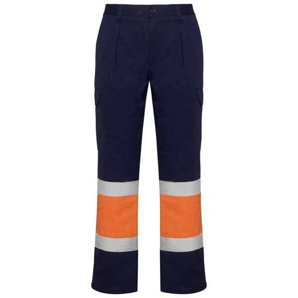 Pantalón largo multibolsillos bicolor de alta visibilidad SOAN