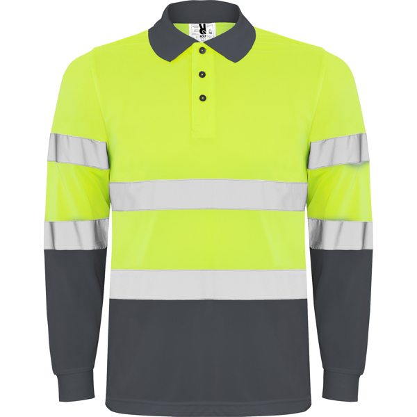 Polo manga larga alta visibilidad POLARIS L/S transpirable