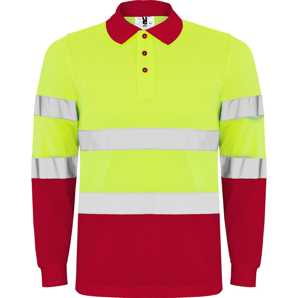 Polo manga larga alta visibilidad POLARIS L/S transpirable