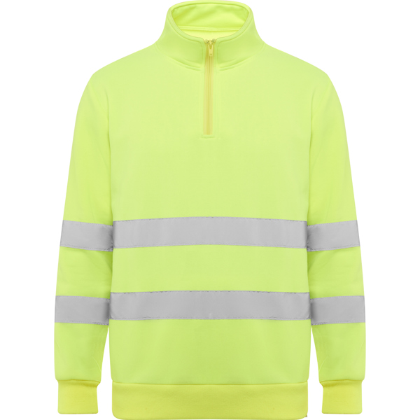 Sudadera media cremallera de alta visibilidad SPICA