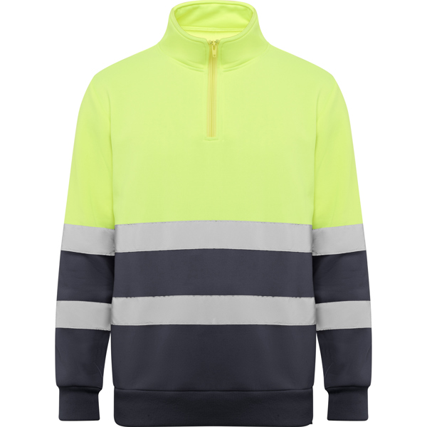 Sudadera media cremallera de alta visibilidad SPICA