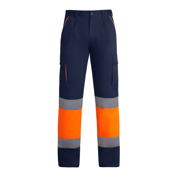 Pantalón largo multibolsillos bicolor de alta visibilidad ENIX polar