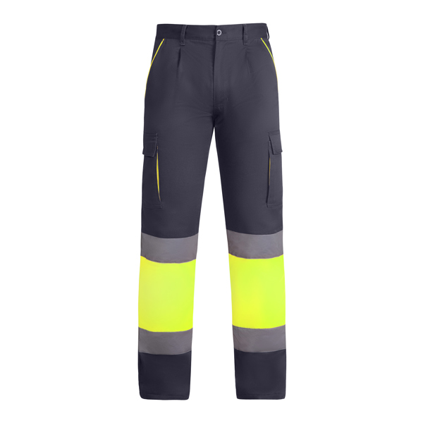 Pantalón largo multibolsillos bicolor de alta visibilidad ENIX polar