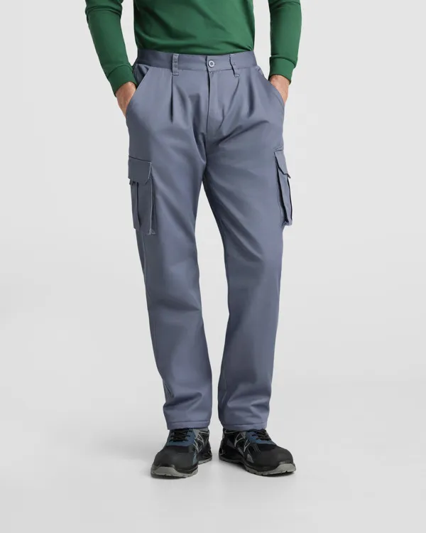 Pantalón largo multibolsillos WARMOR polar