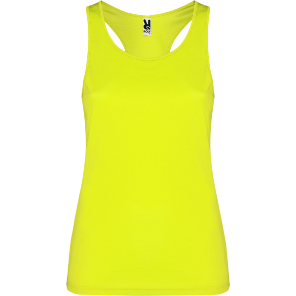 Camiseta técnica de tirantes entallada transpirable SHURA cuello redondo