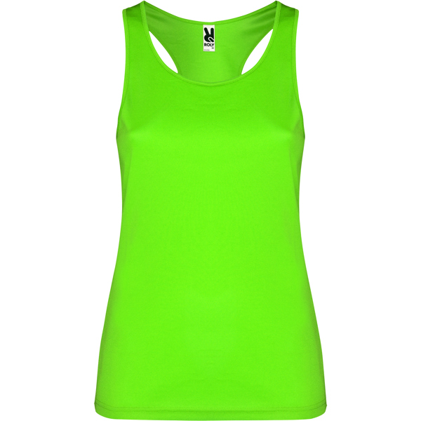 Camiseta técnica de tirantes entallada transpirable SHURA cuello redondo