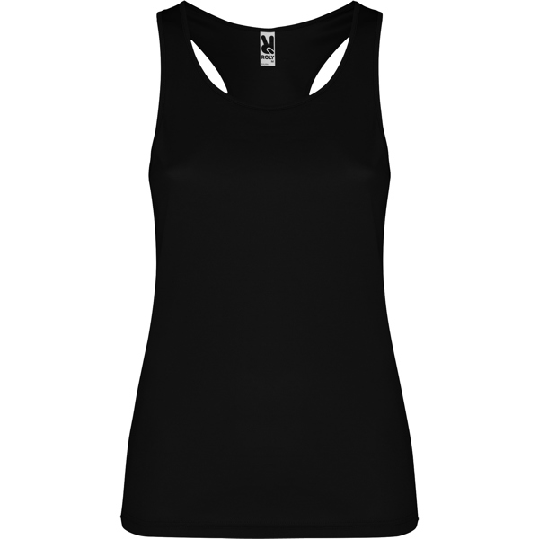 Camiseta técnica de tirantes entallada transpirable SHURA cuello redondo