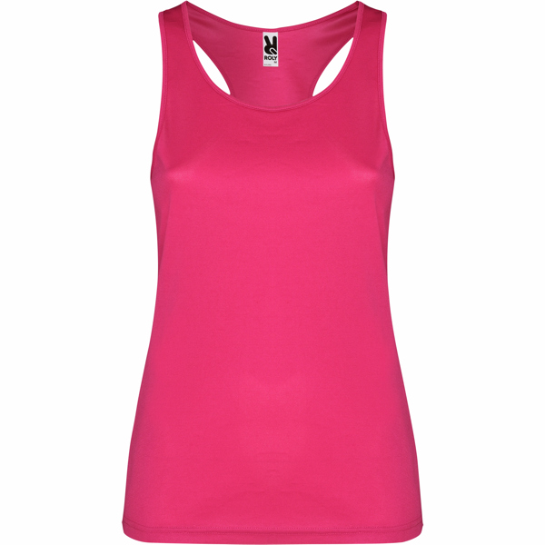 Camiseta técnica de tirantes entallada transpirable SHURA cuello redondo
