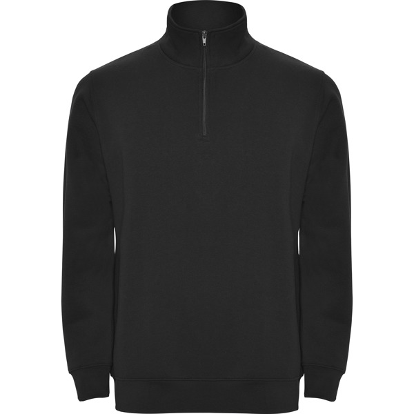 Sudadera unisex media cremallera y cuello alto ANETO