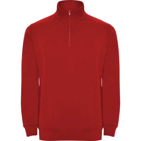 Sudadera unisex media cremallera y cuello alto ANETO