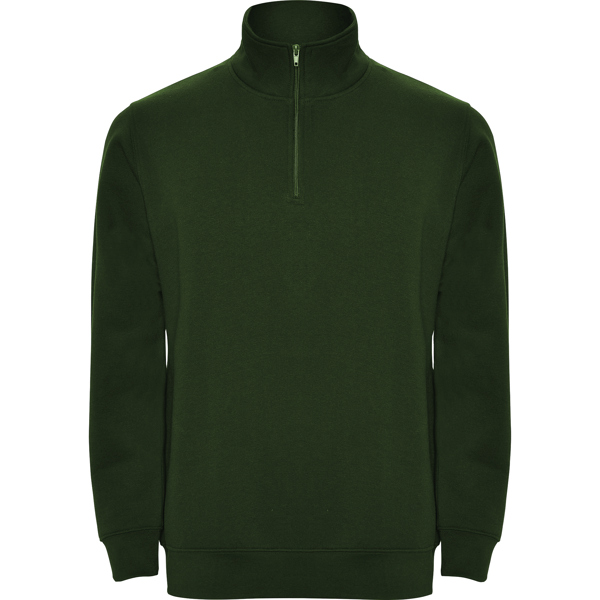 Sudadera unisex media cremallera y cuello alto ANETO