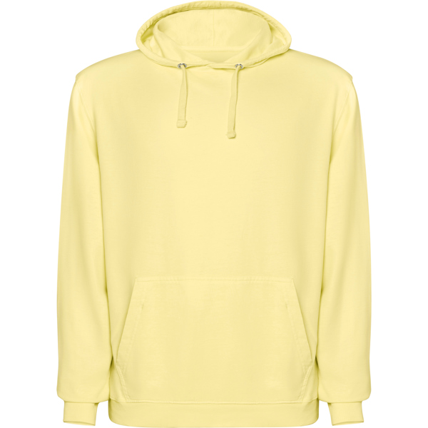 Sudadera unisex KENIA de algodón (AMARILLO SWEET LAVADO)