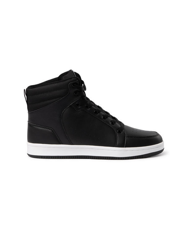 Zapatilla casual estilo basket SPACE de poliéster y PU leather