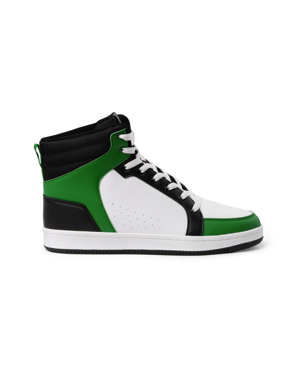 Zapatilla casual estilo basket SPACE de poliéster y PU leather