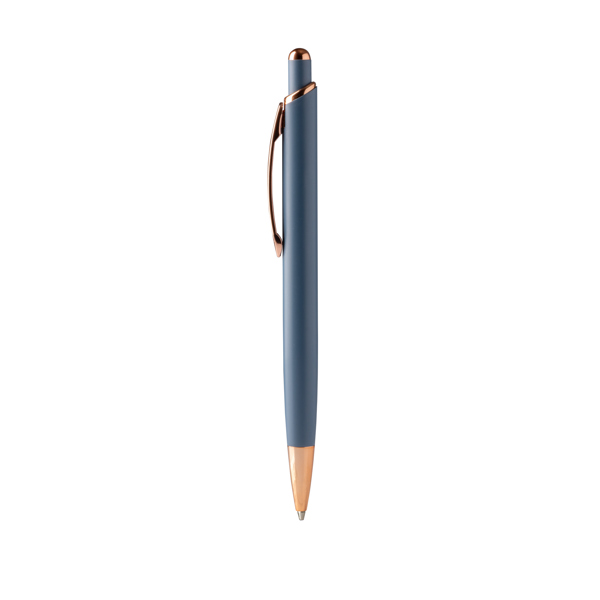 Bolígrafo pulsador PERLA tinta azul