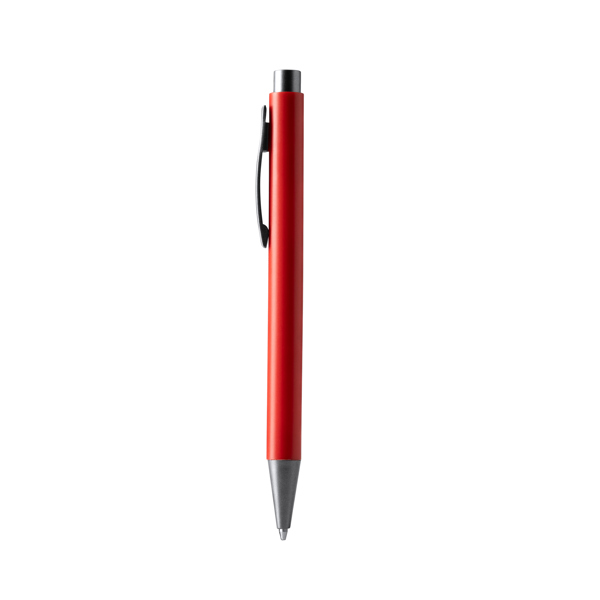 Bolígrafo pulsador de ABS ROLAND tinta azul