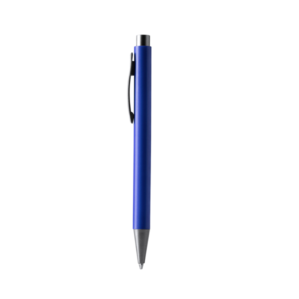 Bolígrafo pulsador de ABS ROLAND tinta azul