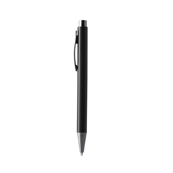 Bolígrafo pulsador de ABS ROLAND tinta azul