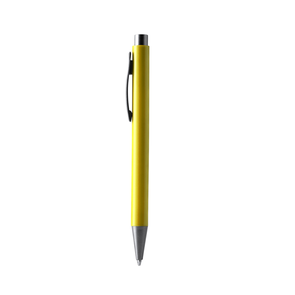 Bolígrafo pulsador de ABS ROLAND tinta azul