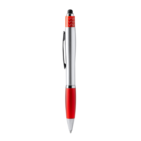 Bolígrafo giratorio FIDGET tinta azul (ROJO)