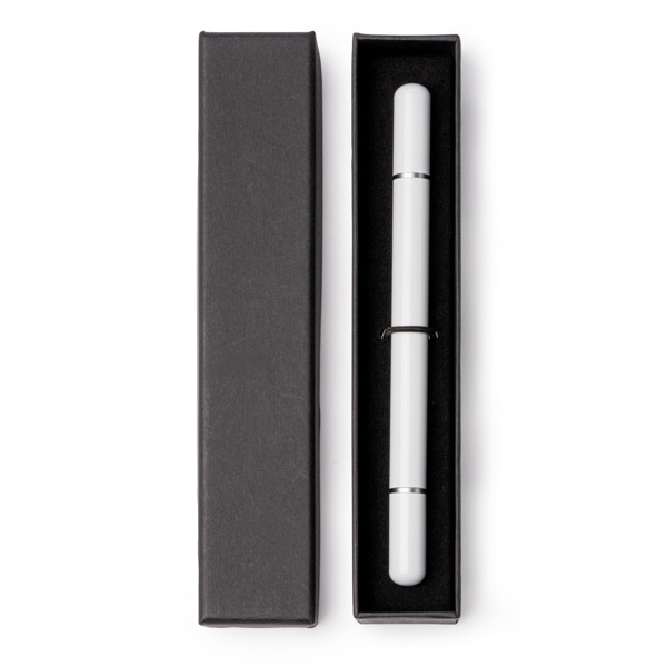 Bolígrafo lápiz infinito 2 en 1 TALBOT tinta azul (BLANCO)