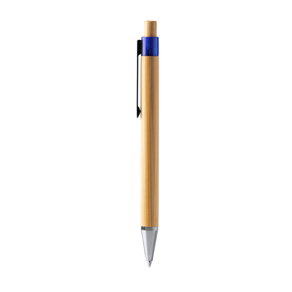 Bolígrafo KOLO de bambú tinta azul