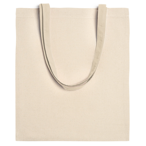 Bolsa 100% algodón de 240 g/m² de gramaje en acabado natural MUDARI de algodón 240 g/m²