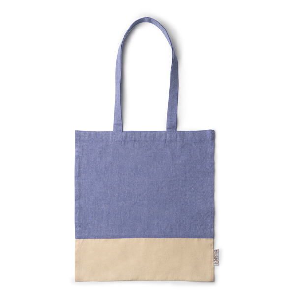 Bolsa bicolor PALMIRA de algodón 120 g/m²