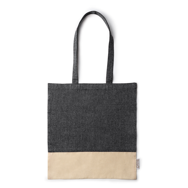 Bolsa bicolor PALMIRA de algodón 120 g/m²