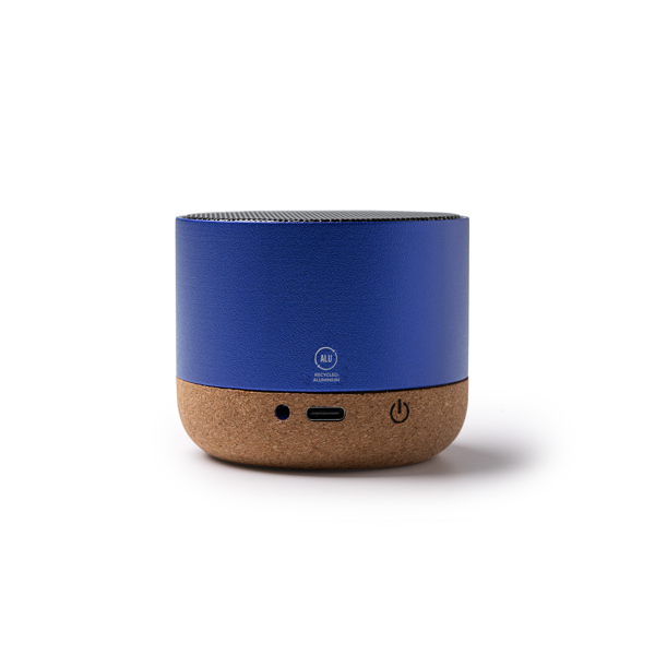 Altavoz inalámbrico VOXEL de aluminio y corcho