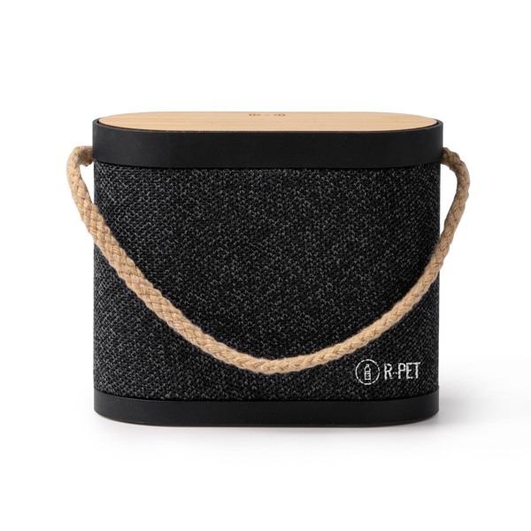 Altavoz inalámbrico BIANKI de algodón y poliéster reciclado