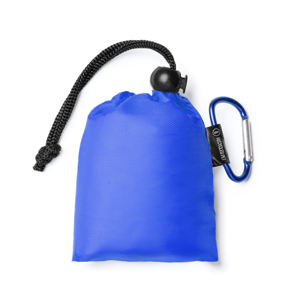 El poncho impermeable infantil es plegable y cuenta DECLAN de poliéster reciclado y poliéster