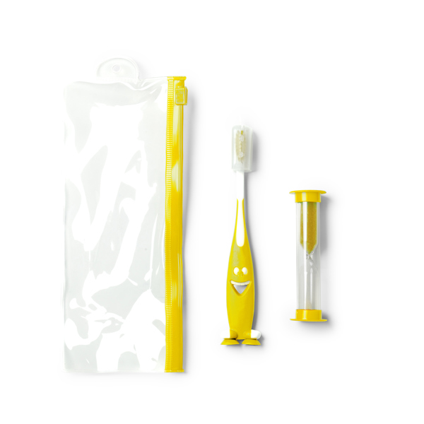 Set de cepillo de dientes y reloj de arena MESLER